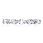 Marquise Cut Diamond Eternity Band