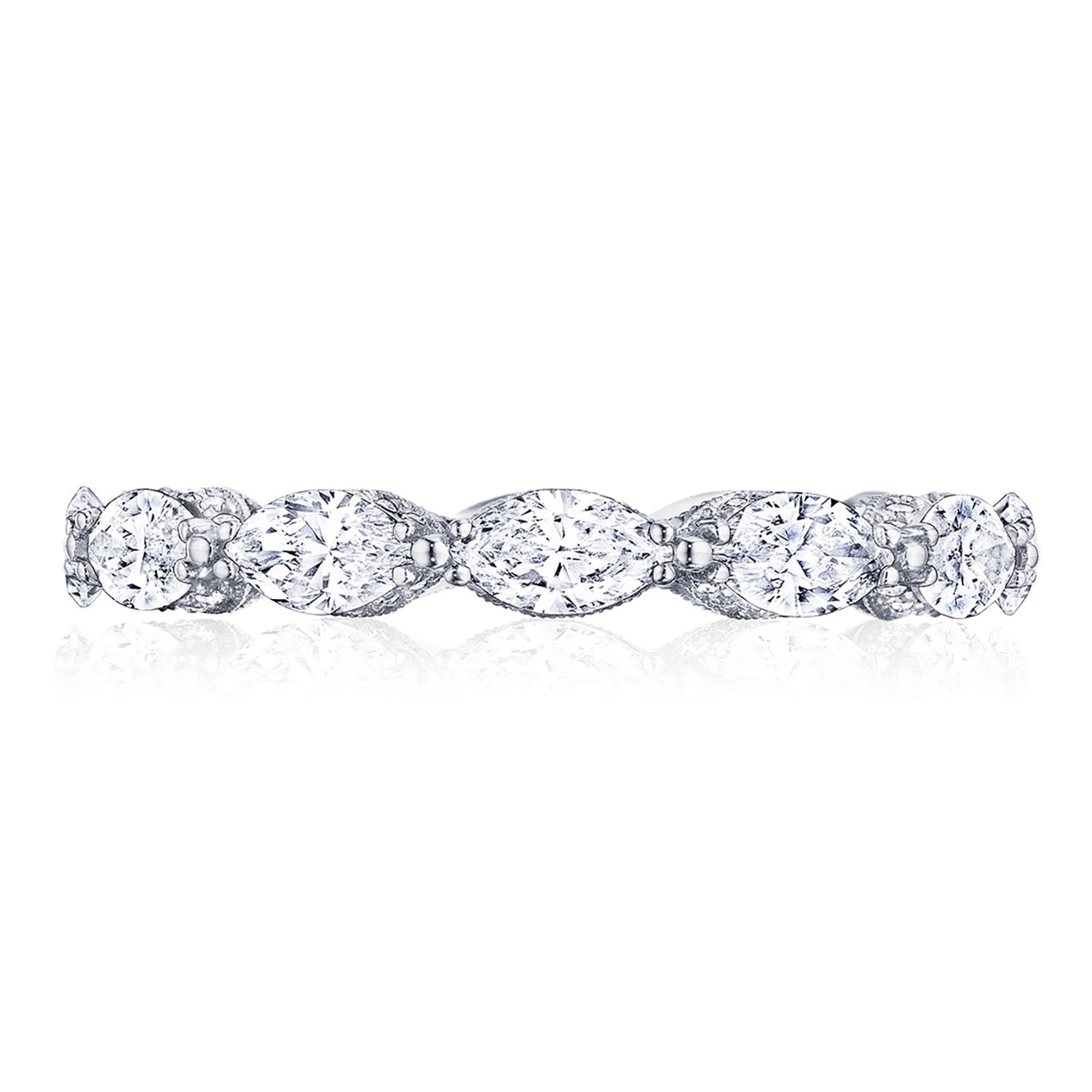 Marquise Cut Diamond Eternity Band