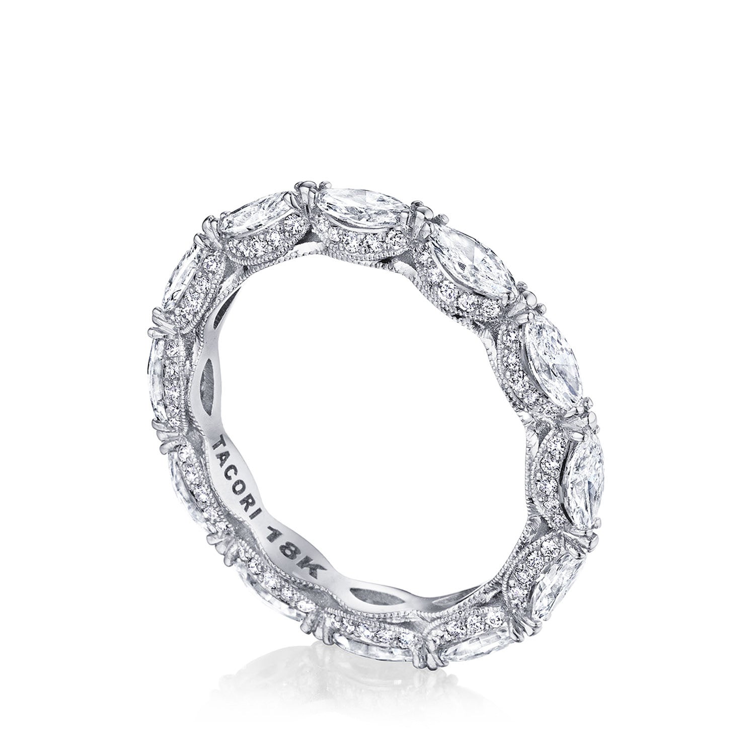 Marquise Cut Diamond Eternity Band