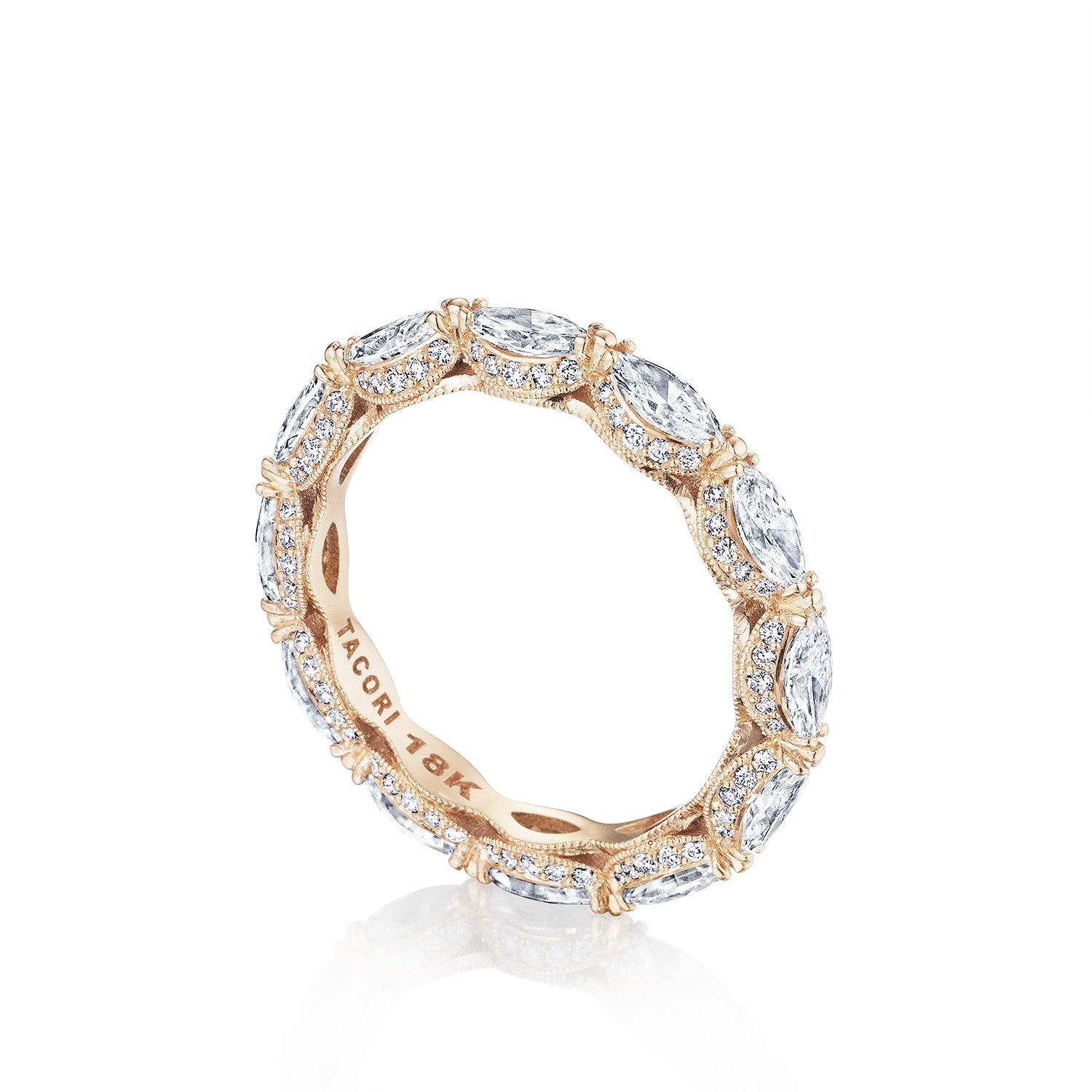 Marquise Cut Diamond Eternity Band