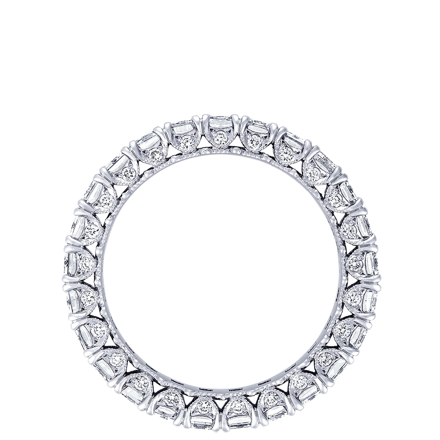 Emerald Cut Diamond Eternity Band