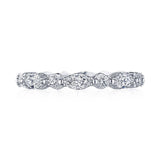 Marquise and Round Diamond Eternity Band