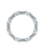 Marquise and Round Diamond Eternity Band