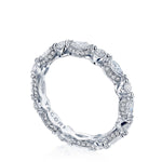 Marquise and Round Diamond Eternity Band