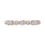 Marquise and Round Diamond Eternity Band
