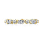 Marquise and Round Diamond Eternity Band