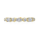 Marquise and Round Diamond Eternity Band