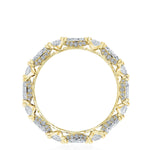 Marquise and Round Diamond Eternity Band
