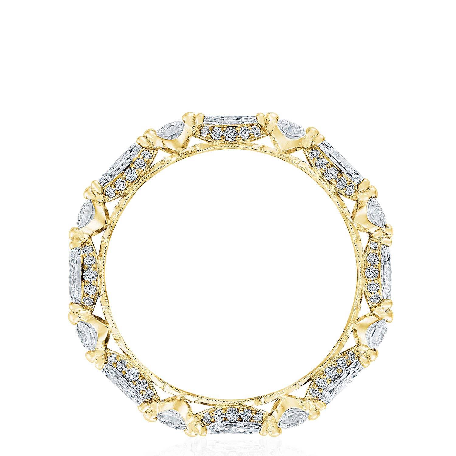 Marquise and Round Diamond Eternity Band