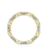 Marquise and Round Diamond Eternity Band