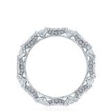 Marquise and Round Diamond Eternity Band