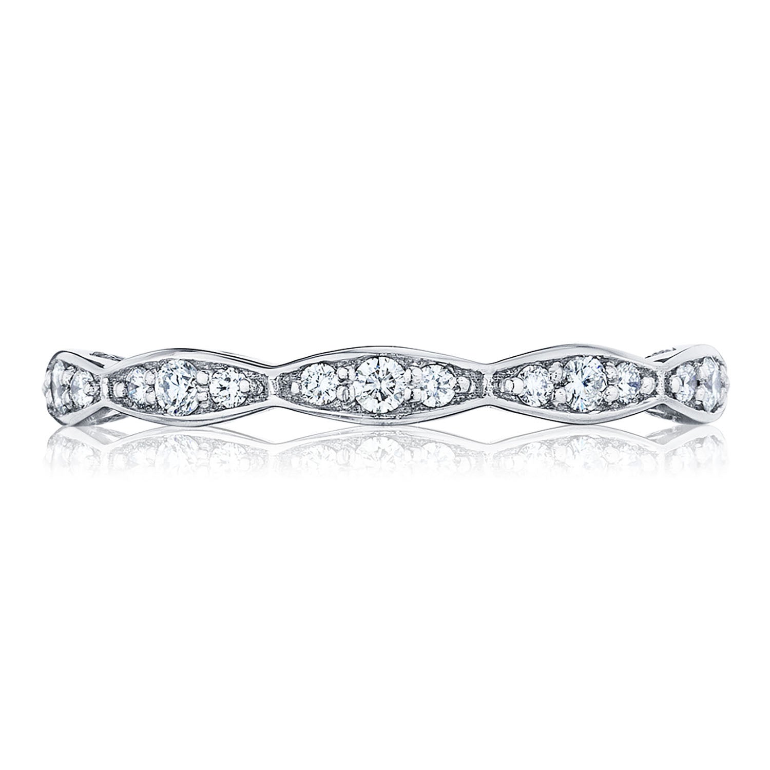 Marquise Design Wedding Band with Diamond