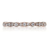 Marquise and Round Design Wedding Band