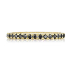 String of Black Diamonds Ring