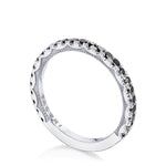 String of Black Diamonds Ring
