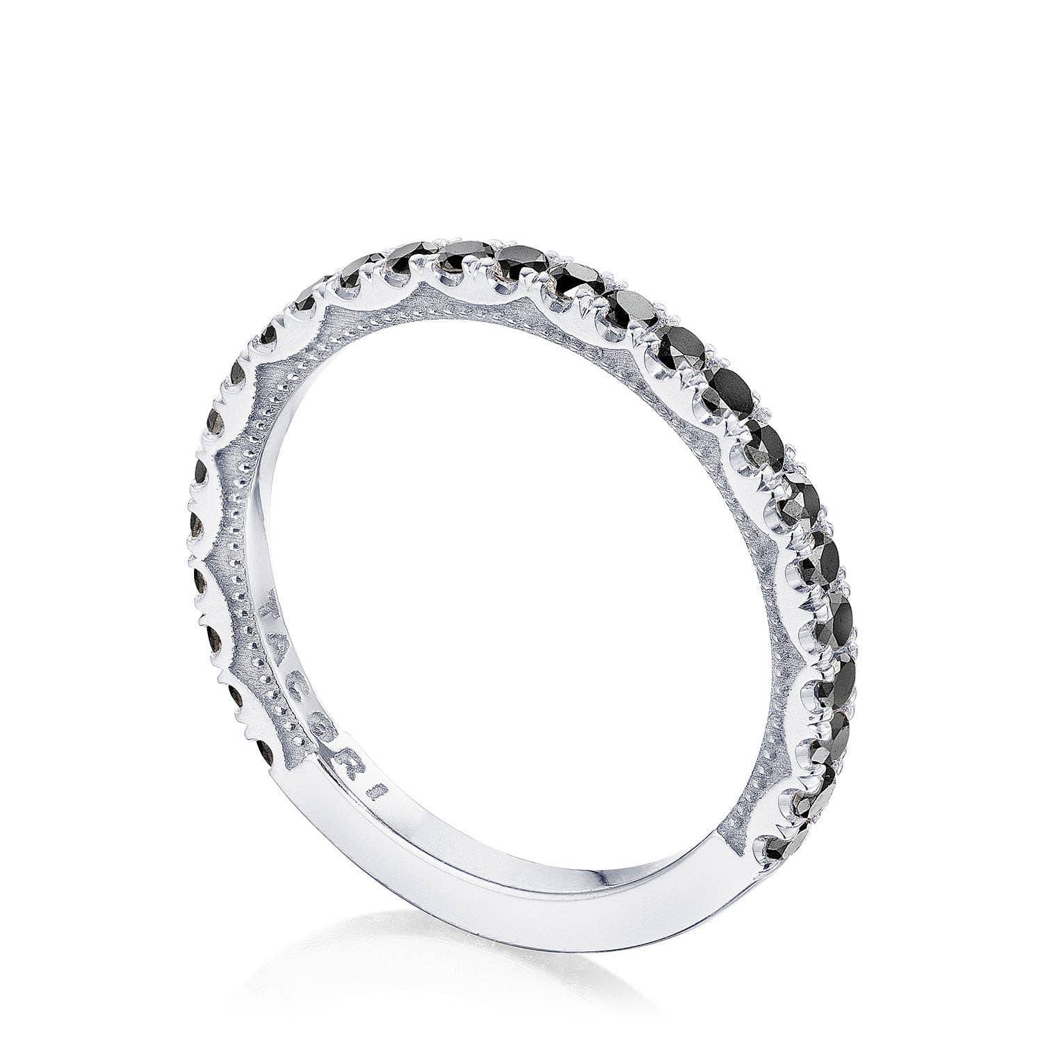 String of Black Diamonds Ring
