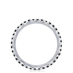 String of Black Diamonds Ring
