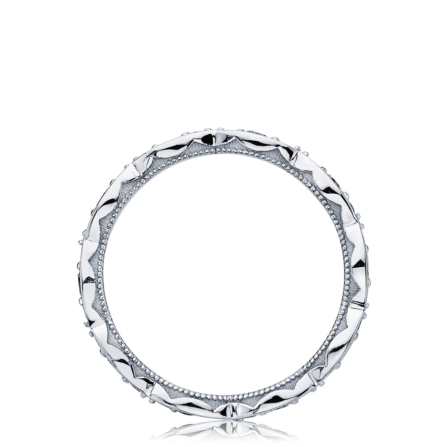Marquise Design Wedding Band - 3mm