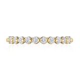 Round Diamond Wedding Band, 2mm