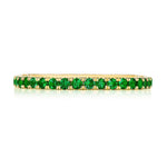 String of Emeralds Ring