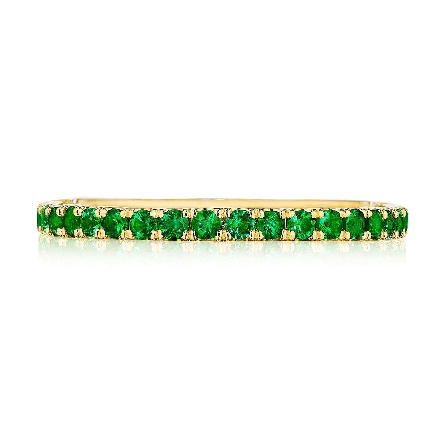 String of Emeralds Ring