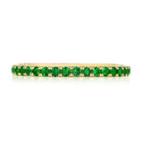 String of Emeralds Ring