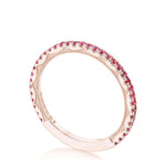 String of Pink Sapphires Ring