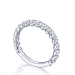 Round Diamond Wedding Band, 2.50mm