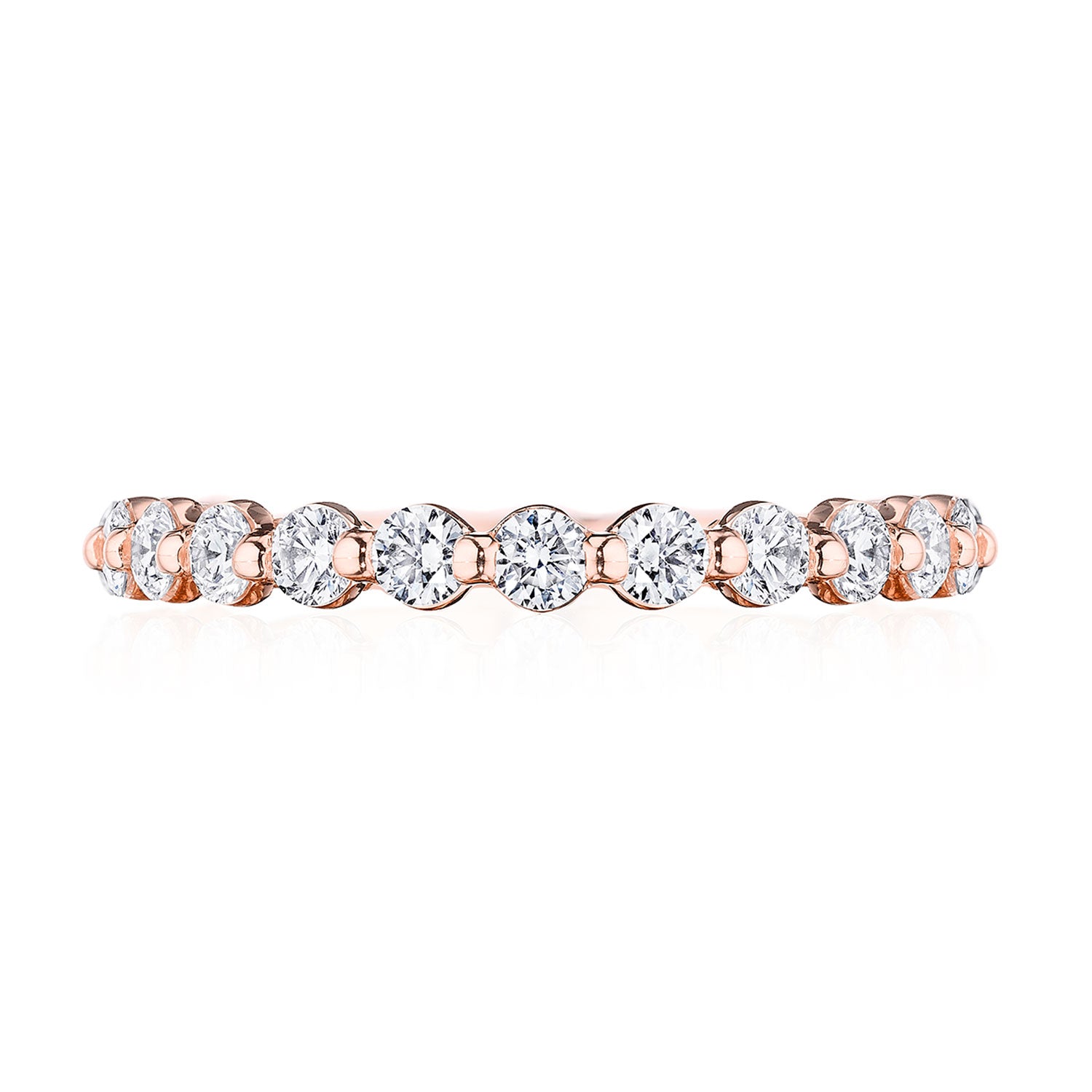Round Diamond Wedding Band, 2.50mm