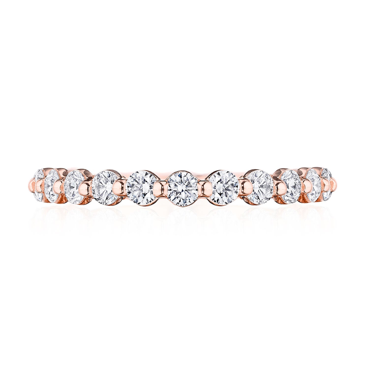 Round Diamond Wedding Band, 2.50mm
