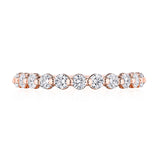 Round Diamond Wedding Band, 2.50mm