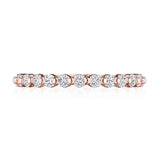 Round Diamond Wedding Band, 2mm