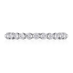 Round Diamond Wedding Band, 2mm