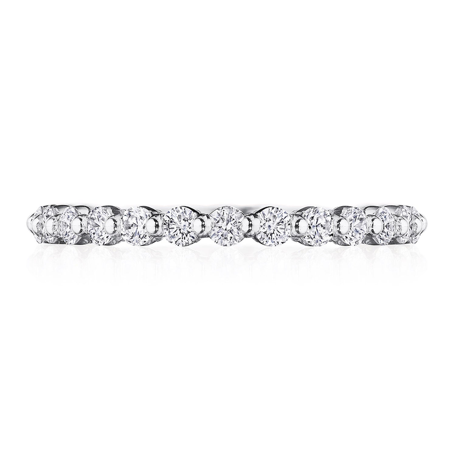 Round Diamond Wedding Band, 2mm