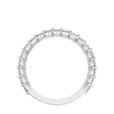 Round Diamond Wedding Band, 2mm