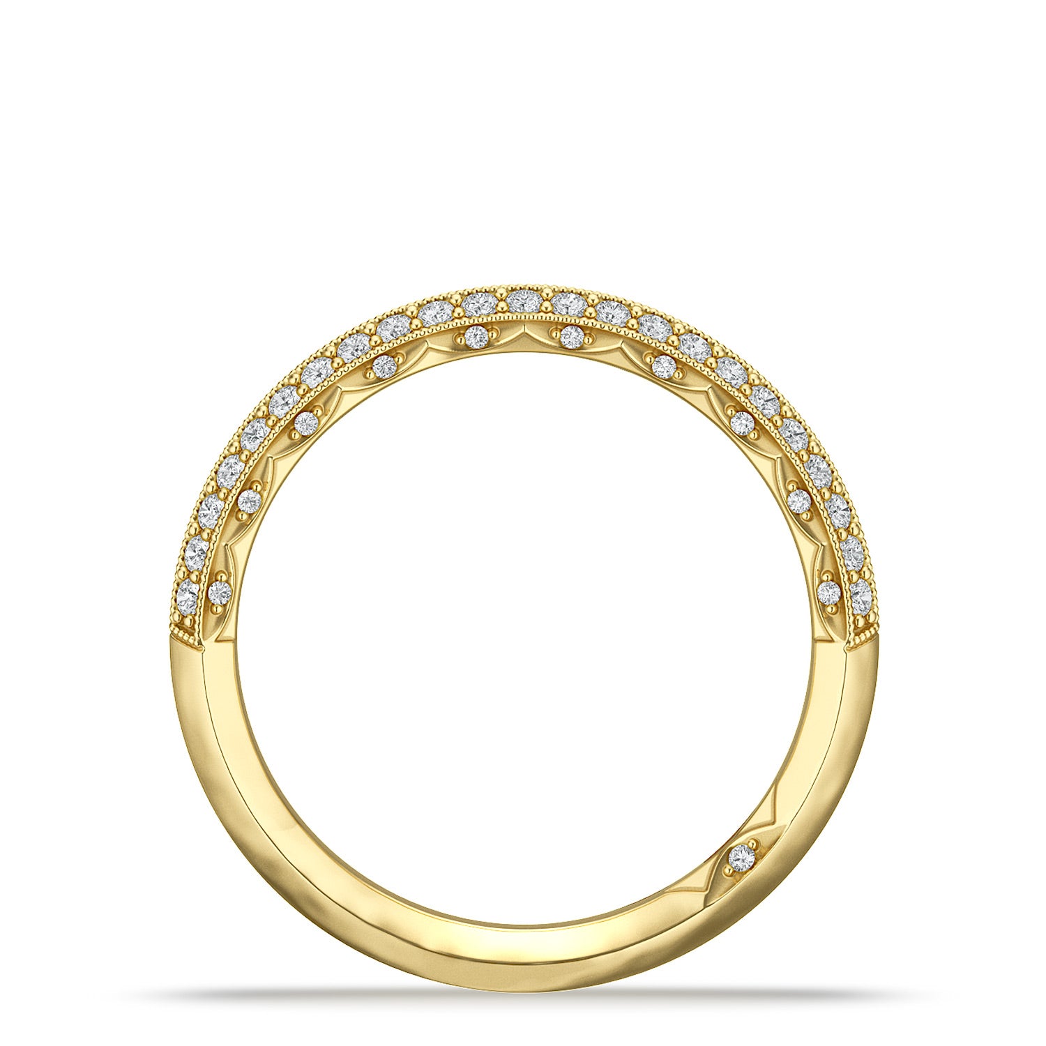 Knife Edge Wedding Band
