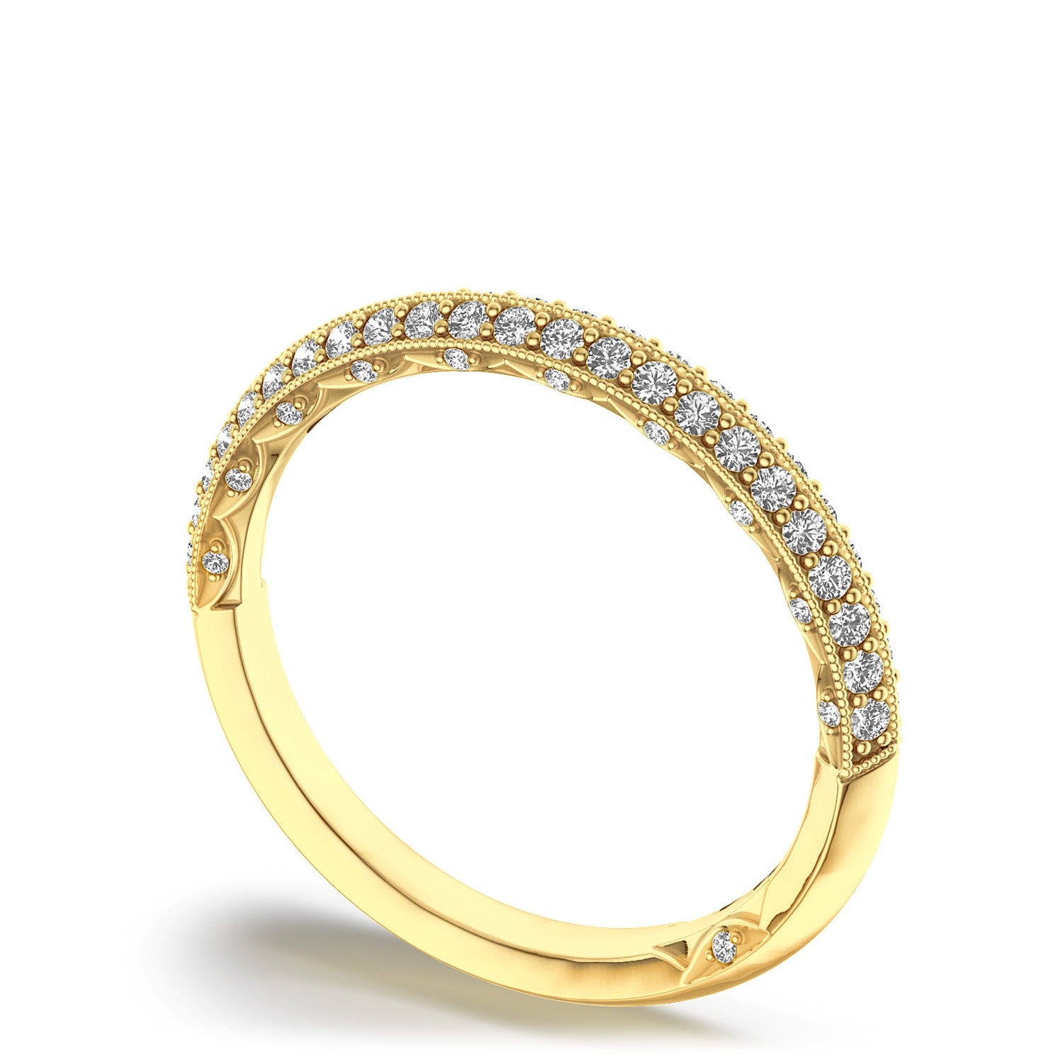 Knife Edge Wedding Band