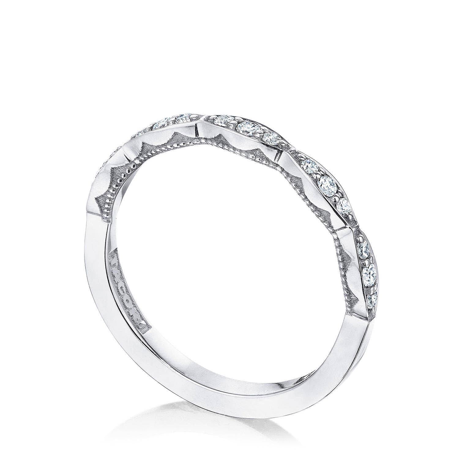Marquise Design Wedding Band with Diamond