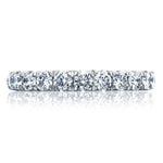 French Pavé Diamond Wedding Band