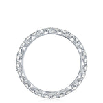 French Pavé Diamond Wedding Band - 2.5mm