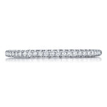 French Pavé Diamond Wedding Band - 1.5mm
