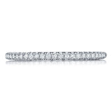 French Pavé Diamond Wedding Band - 1.5mm