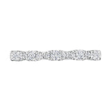 Marquise Shape Design Detail Wedding Band