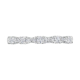 Marquise Shape Design Detail Wedding Band