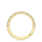 French Pavé Diamond Wedding Band - 2mm