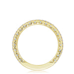 French Pavé Diamond Wedding Band - 1.5mm