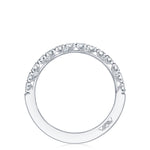 French Pavé Diamond Wedding Band - 2.5mm