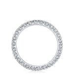 French Pavé Diamond Wedding Band - 1.5mm