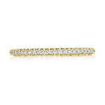 French Pavé Diamond Wedding Band - 1.5mm