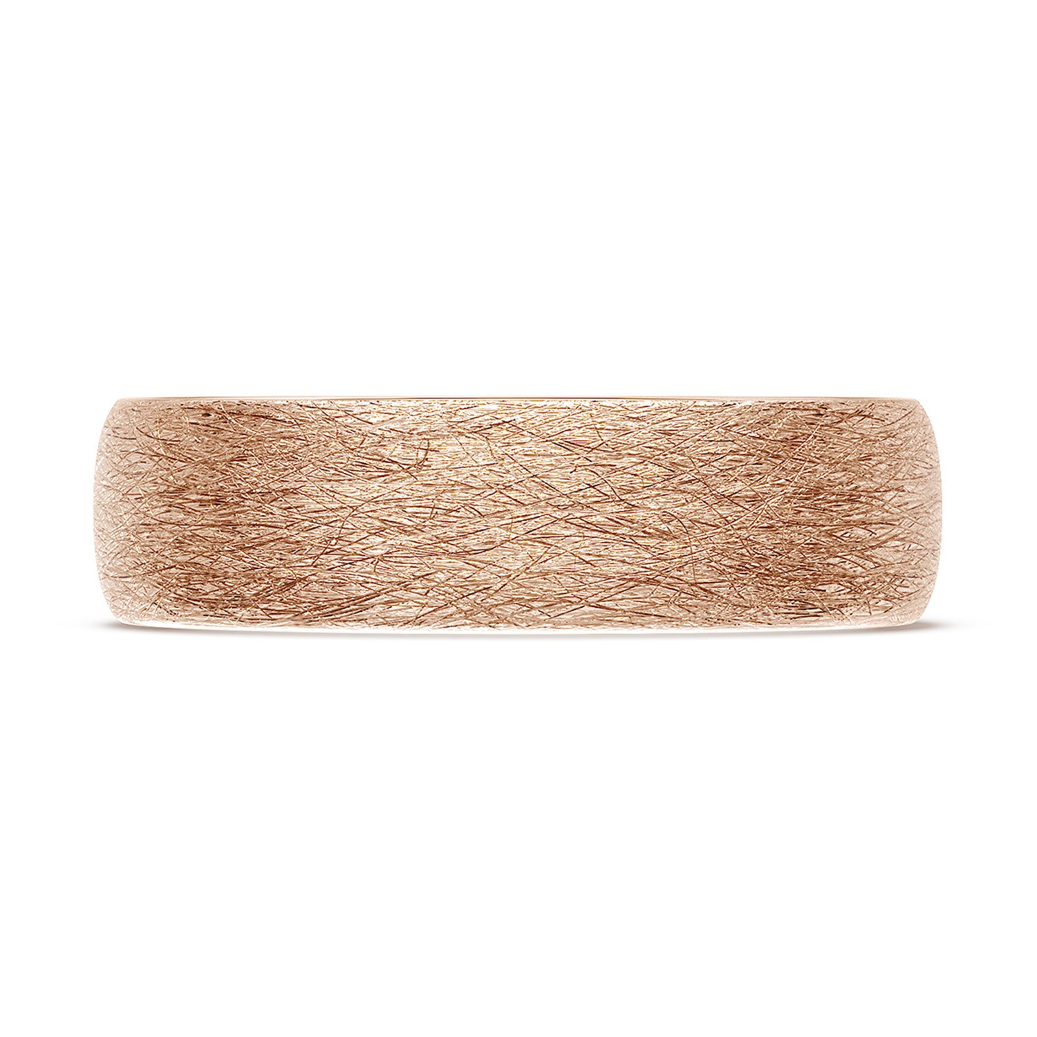 Classic Rounded in Brushed Finish Wedding Band